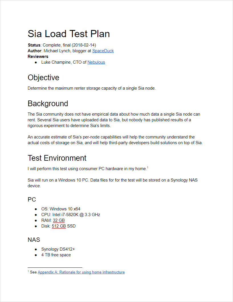 Sia load test doc cover